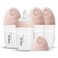 Gulicola PP NOT Glass Baby Breastfeeding Bottles Newborn Set 4 Pack Extra Slow Flow Nipples 0 Months 5 oz Pink