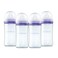 Lansinoh Glass Baby Bottles AntiColic 8 Ounces 4 Count Bottles for Feeding Baby Essentials Includes 4 Medium Flow Nipples Size M