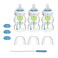 Dr. Brown's Dr Browns Medical Specialty Feeding System WideNeck Baby Bottles Oral Feeding Solution for Preemies and Infants with Cleft Lip Feeding Challenges 5 oz150 mL 0m 3Pack