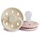 FRIGG Moon SilkySoft Silicone Baby Pacifier Made in Denmark BPAFree BlushCream 06 Months