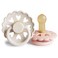 FRIGG Andersen Fairytale Natural Rubber Baby Pacifier Made in Denmark BPAFree CreamBlush 618 Months