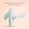 NUK Perfect Match Silicone Newborn Pacifier for Ages 06m 4 Pack Green White
