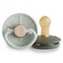 FRIGG Little Viking Natural Rubber Baby Pacifier 2Pack Made in Denmark BPAFree SageOlive 06 Months