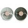 FRIGG Little Viking Natural Rubber Baby Pacifier 2Pack Made in Denmark BPAFree SageOlive 06 Months