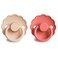 FRIGG Daisy Natural Rubber Baby Pacifier Made in Denmark BPAFree Pink CreamPoppy Size 1 2Pack