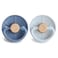 FRIGG Little Viking Natural Rubber Baby Pacifier 2Pack Made in Denmark BPAFree Ocean ViewPowder Blue 618 Months