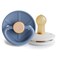 FRIGG Little Viking Natural Rubber Baby Pacifier 2Pack Made in Denmark BPAFree Ocean ViewCream 06 Months