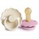 FRIGG Daisy Natural Rubber Baby Pacifier Made in Denmark BPAFree CreamLupine Size 2 2Pack