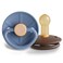 FRIGG Little Viking Natural Rubber Baby Pacifier 2Pack Made in Denmark BPAFree Ocean ViewCocoa 618 Months