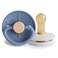 FRIGG Little Viking Natural Rubber Baby Pacifier 2Pack Made in Denmark BPAFree Ocean ViewCream 618 Months