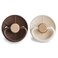 FRIGG Little Viking Natural Rubber Baby Pacifier 2Pack Made in Denmark BPAFree CocoaCream 618 Months