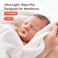 Thyseed Newborn Silicone Pacifier UltraLight OnePiece SensitiveSkin Shield for Breastfed Babies 06 Months BPAFree 2 Pack