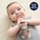 Itzy Ritzy Pacifier Lovey Set Natural Rubber Paci with Stuffed Animal Lovey Detachable Plush Bear Pacifier Holder Coordinating Natural Rubber Soother Ideal for Ages 06 Months Bear