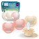 Philips Avent Ultra Soft Pacifiers Orthodontic Design for Babies 06 Months Flexible Shield Silicone Symmetrical Nipple BPAFree 2 Sterilizing Cases 4 Pack SCF09147