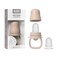 BIBS Baby Feeder with 2 Silicone Nipples Compatible with Freezer Tray EasyGrip BPAFree Ideal for Teething SelfFeeding 4 Months Blush