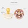 BiBS Liberty Pacifier 2Pack BPA Free Pacfiers with Natural Latex Round Nipple Made in Scandinavia Size 1 06 Months June Blossom Blush Mix