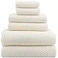 YTYC 29x59 Inch Extra Large Bath Towels Set Quick Dry Super Soft Microfiber Towels for Bathroom 80 Polyester White6 Piece