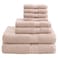 Madison Park 800GSM Bathroom Towel Set of 8 100 Cotton Bath Towel Set for Bathroom Luxurious Highly Absorbent 2 Bath Towels 2 Hand Towels 4 Washcloths Quick Dry Spa Quality Blush