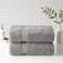 Madison Park 800GSM 100 Cotton Luxurious Bath Towel Set Highly Absorbent Quick Dry Hotel Spa Quality for Bathroom Bath Sheet 34 x 68 Silver 2 Piece