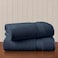 Madison Park 800GSM Bath Sheet Towel Oversized 34 x 68 2 Pack 100 Cotton Bath Towel Set Highly Absorbent Hotel Spa Quality for Bathroom Slate Blue