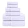 CRAFTBERRY Bath Towels Set100 Cotton2 Bath Towel 2 Hand Towel 2 WashclothsLarge Quick Dry Absorbent Plush SoftHome Spa Hotel Pool Shower 6 Piece Luxury Bathroom Towel White