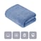 MaopaoBeauty 2 Pack Bath Towel Set 35 x 70 Extra Large Waffle Bath Towel Set Microfiber Super Soft Highly Absorbent Sturdy Quick Drying Towels for Bathroom Gym Sports Yoga 2PCS Light Blue