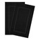 Cotton Paradise 100 Cotton Turkish Bathmat Set Soft Absorbent Quick Dry 2 Piece 20x34 Bathmat Floor Set Coal Black