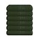 BOUTIQUO Ultra Soft Cotton 6 Piece Hand Towel Set 16x24 Inch Ideal for use in Bathroom Kitchen Gym Spa General Cleaning Compact Lightweight Multi Purpose Hand Towels Olive Green