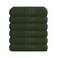 BOUTIQUO Ultra Soft Cotton 6 Piece Hand Towel Set 16x24 Inch Ideal for use in Bathroom Kitchen Gym Spa General Cleaning Compact Lightweight Multi Purpose Hand Towels Olive Green