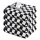 YXWXY Cotton Hand Towels for Bathroom 4 Pack Soft Absorbent Checkered Kitchen Towels Decorative Set Black and White 13x29 Inch