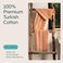 WETCAT Turkish Hand Towels with Hanging Loop Set of 2 20 x 30 100 Turkish Cotton PreWashed Quick Drying for Kitchen or Bathroom Burnt Orange