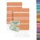 WETCAT Turkish Hand Towels with Hanging Loop Set of 2 20 x 30 100 Turkish Cotton PreWashed Quick Drying for Kitchen or Bathroom Burnt Orange