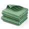 Jacquotha Hand Towels for Bathroom Green Striped 2Piece Premium Quick Drying Towels for Kitchen Spa Workout Stylish Compact for Hand Face Hair 14 x 29