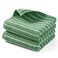Jacquotha Hand Towels for Bathroom Green Striped 2Piece Premium Quick Drying Towels for Kitchen Spa Workout Stylish Compact for Hand Face Hair 14 x 29