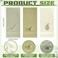 Tingjoo 3 Pcs Eucalyptus Leaves Hand Towels Farmhouse Green Fingertip Bath Towels 14x29 Inch Soft Embroidered Decorative Washable Spring Summer Cotton Absorbent Decor for Bathroom Kitchen