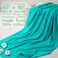 Cotton Paradise 100 Cotton Turkish Towel Soft Absorbent Quick Dry 40x80 Oversized Bath Sheet Towel Turquoise