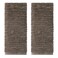 SKL Home CloudSoft Cotton Luxury Hand Towel 2pc Set for BathKitchenBar Gift Mink Brown