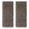 SKL Home CloudSoft Cotton Luxury Hand Towel 2pc Set for BathKitchenBar Gift Mink Brown