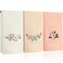 Tingjoo 3 Pcs Spring Fancy Flowers Hand Towels Boho Soft Embroidered Modern Pink White Floral Bath Towels Washable 14x29 Inch Farmhouse Decorative Spring Summer Cotton Cute Decor for Bathroom Kitchen