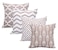 ACCENTHOME Accent Home Cotton Canvas Throw Cushion Cover Printed Both Side For Home Sofa Couch Chair Back Seat4pc pack 18x18 in Color Moon Light