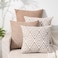 HPUK Decorative Throw Pillow Covers Set of 4 Couch Pillows Linen Cushion Cover for Couch Sofa Living Room 18x18 inches Light Brown