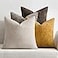MIULEE Pack of 4 Couch Throw Pillow Covers 18x18 Inch Neutral GoldBrown Soft Decorative Chenille Pillow Covers Farmhouse Accent Cushion Covers for Boho Home Decor Sofa Bedroom Living Room