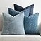 MIULEE Pack of 4 Couch Throw Pillow Covers 20x20 Inch Neutral Blue Soft Decorative Chenille Pillow Covers Farmhouse Accent Cushion Covers for Boho Western Spring Coastal Decor Sofa Bed Living Room
