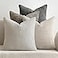 MIULEE Pack of 4 Couch Throw Pillow Covers 16x16 Inch Neutral Soft Decorative Pillow Covers Farmhouse Boho Cushion Covers for Spring Home Decor Sofa Bedroom Living Room