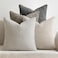 MIULEE Pack of 4 Couch Throw Pillow Covers 16x16 Inch Neutral Soft Decorative Pillow Covers Farmhouse Boho Cushion Covers for Spring Home Decor Sofa Bedroom Living Room