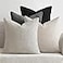 MIULEE Pack of 4 Couch Halloween Throw Pillow Covers 18x18 Inch Neutral CreamGrey Soft Decorative Chenille Pillow Covers Farmhouse Accent Cushion Covers for Boho Home Decor Sofa Bedroom Living Room