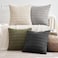 MIULEE Pack of 4 Neutral Mid Century Grey and Olive Corduroy Decorative Throw Pillow Covers 18x18 Inch Modern Soft Striped Pillow Covers Home Decor for Sofa Living Room Couch Bed