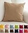 TangDepot Handmade Decorative Solid 100 Cotton Canvas Throw Pillow CoversPillow Shams 18x18 Khaki