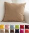 TangDepot Handmade Decorative Solid 100 Cotton Canvas Throw Pillow CoversPillow Shams 18x18 Khaki
