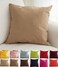TangDepot Handmade Decorative Solid 100 Cotton Canvas Throw Pillow CoversPillow Shams 18x18 Khaki